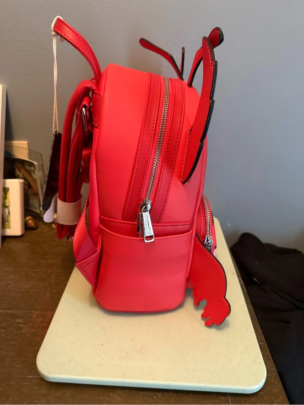 Loungefly Red & Pink Disney Stitch Alien Mini Backpack